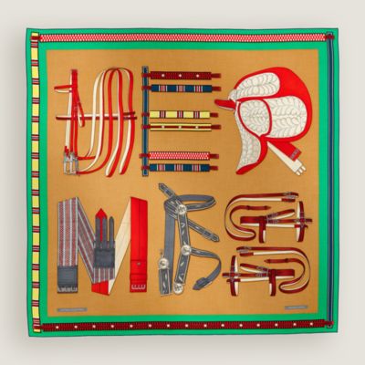 エルメス馬と車輪デザイン 毛布 オレンジ エルメス馬と車輪デザイン